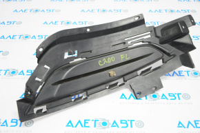 Left bumper grille for Chrysler 200 15-17 without fog lights, without chrome