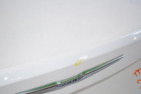 Trunk lid Chrysler 200 15-17 white PW7 dent, bumps