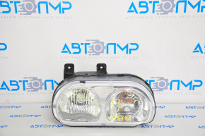 Headlight front left bare Dodge Challenger 09-14 halogen, spider web