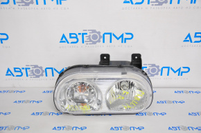 Headlight front right bare Dodge Challenger 09-14 halogen, spider web