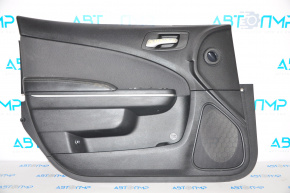 Door trim card front left Dodge Charger 15-18 rest black cloth