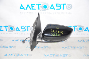 Left side mirror assembly Dodge Dart 13-15 5 pins, heated, black