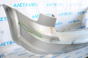 Bare rear bumper Dodge Journey 11-19 SE for 2 pipes