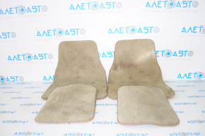 Set of floor mats for Ford C-max MK2 13-18 beige