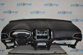 Ford Edge 15-18 black dashboard without airbag, start-stop
