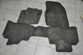Set of floor mats for Ford Edge 15-24 tires