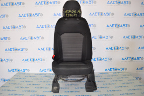 Driver's seat Ford Edge 15-23 without airbag, mechanical, cloth black