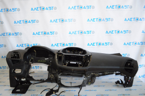 Torpedo front panel without AIRBAG Ford Escape MK3 13-16 prerest, broken glove compartment bar, scuffs