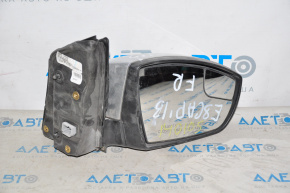 Right side mirror complete Ford Escape MK3 13-16 prerest 3 pins, silver, with cover