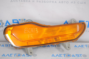 Right turn signal for Ford Escape MK3 13-16 pre-rest yellow without fog lights