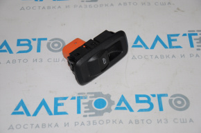 Rear left window lift control Ford Fiesta 11-19 black, manual, with black trim