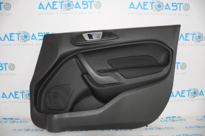 Door trim card front right Ford Fiesta 11-19 black cloth