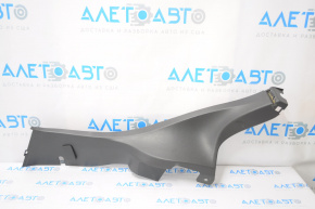 Rear pillar trim lower left Ford Fiesta 11-19 4d black