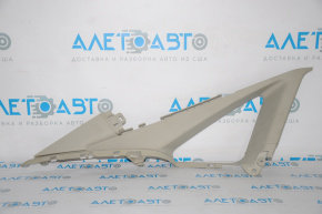 Rear window pillar trim left Ford Fiesta 11-19 gray