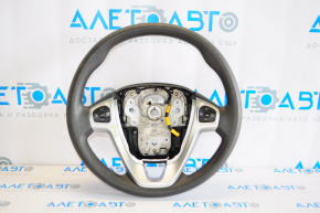 Naked steering wheel Ford Fiesta 11-19 rubber black