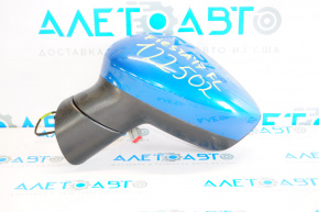Left side mirror complete Ford Fiesta 11-19 blue