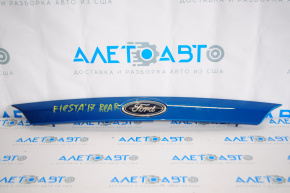 Ford Fiesta 11-19 4d trunk lid molding with emblem