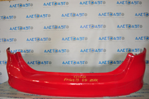 Rear bumper bare Ford Focus mk3 11-14 dorest 4d red