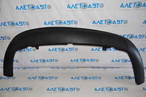Rear bumper lip Ford Focus mk3 11-18 4d without pipes, with plug