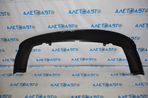 Rear bumper lip Ford Focus mk3 11-18 4d without pipes, with plug