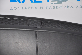 Rear bumper lip Ford Focus mk3 11-18 4d without pipes, with plug