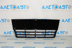 Front bumper grille central Ford Focus mk3 11-14 prerest gloss