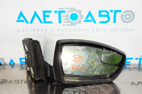 Side mirror right complete Ford Focus mk3 15-18 rest 7 pins, turn signal white