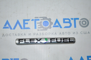 Emblem inscription FLEX FUEL trunk lid Ford Focus mk3 11-16 4d