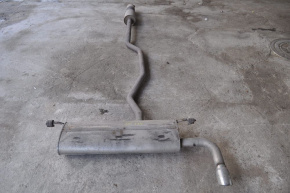 Single-pipe exhaust system for Ford Fusion mk5 13-19 2.0 hybrid, plug-in with catalytic converter
