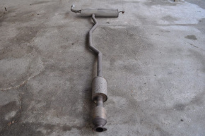 Single-pipe exhaust system for Ford Fusion mk5 13-19 2.0 hybrid, plug-in with catalytic converter