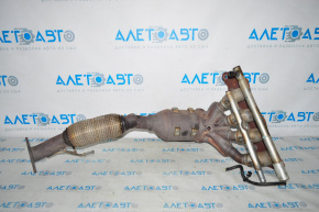 Exhaust manifold with catalytic converter for Ford Fusion mk5 13-16 hybrid