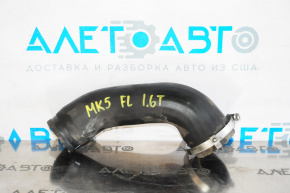 Rubber part of the intercooler pipe for the left Ford Fusion mk5 13-14 1.6T
