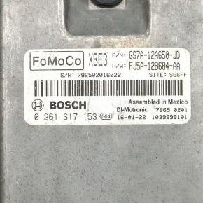 Block ECU engine computer Ford Fusion mk5 13-16