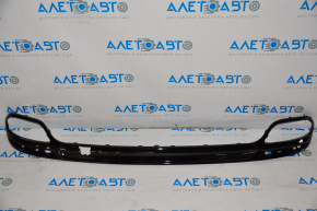 Rear bumper trim Ford Fusion mk5 13-18 for 2 pipes gloss with plug