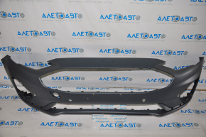 Front bare bumper Ford Fusion mk5 19-20 for 4 parking sensors and towing hook