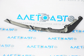 Front bumper molding left Ford Fusion mk5 19-20 black gloss