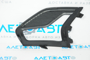 Front bumper grille right Ford Fusion mk5 19-20 under LED fog lights, gloss