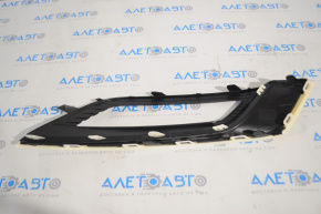 Front bumper grille left Ford Fusion mk5 17-18 under fog lights halogen matt