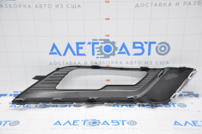 Front bumper grille left Ford Fusion mk5 17-18 under fog lights LED chrome