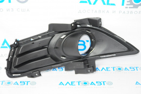 Front bumper grille right Ford Fusion mk5 13-16 under fog lights gloss