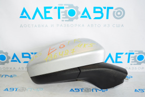 Side mirror right complete Ford Fusion mk5 13-17 3 pins, silver