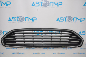 Radiator grille assembly with frame for Ford Fusion mk5 13-16 with chrome