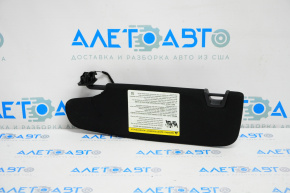 Right visor for Ford Mustang mk6 15-coupe, black, without hook, with backlight, without plug