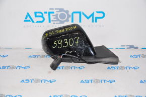 Right side mirror assembly for Ford Mustang mk6 15-23, 3-pin, black