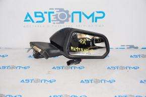 Right side mirror assembly for Ford Mustang mk6 15-23, 3-pin, black