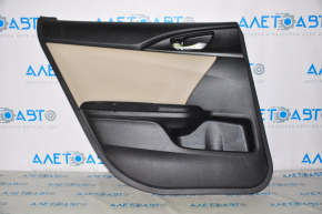 Door trim card rear left Honda Civic X FC 16-21 4d cloth black with beige insert