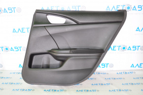 Honda Civic X FC 16-21 4D black door trim panel with black insert