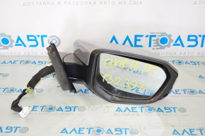 Side mirror right complete Honda Civic X FC 16-16 11 pins, heated, camera, gray, with cover