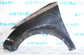 Front left wing Hyundai Santa FE Sport 13-18 blue W7U dents