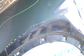 Front left wing Hyundai Santa FE Sport 13-18 blue W7U dents